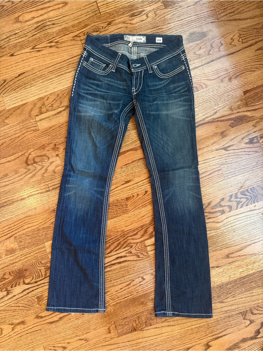 BKE Women's Dark Blue Boot Cut Jeans / 26R